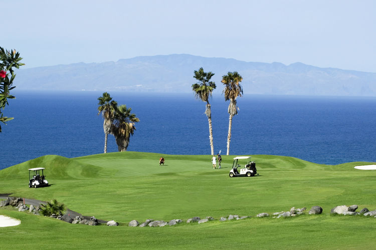 Costa Adeje Golf Tenerife Stenen Green Zee