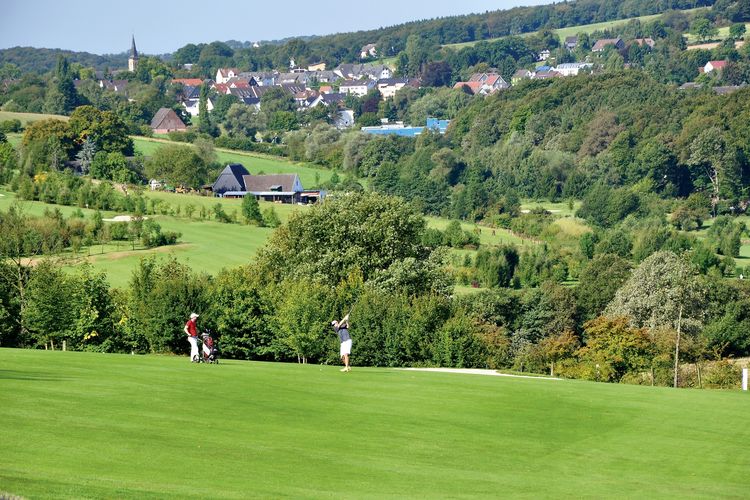 Felderbach Golfbaan Duitsland Grensstreek Hole 9