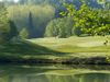Golf De Durbuy Golfbaan Belgie Ardennen Green Met Water