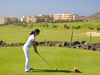 Playitas Golfbaan Fuerteventura Vrouw Tee