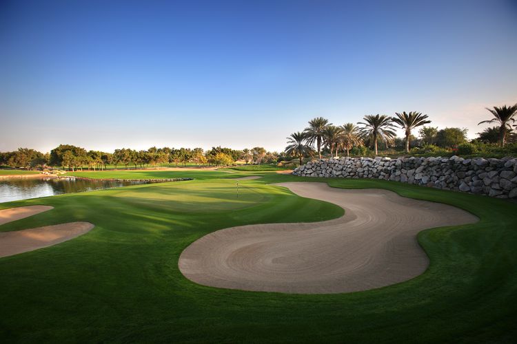 Abudhabigolfclub Green Bunker Water