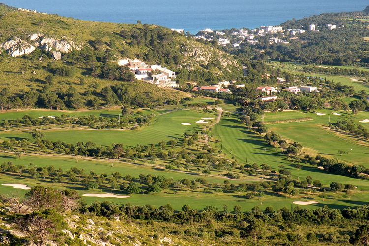 Canyamel Golf Mallorca Luchtfoto Baan