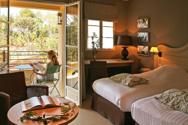 Domainedestendreol Frankrijk Cotedazur Prestigeroom Twinbedden