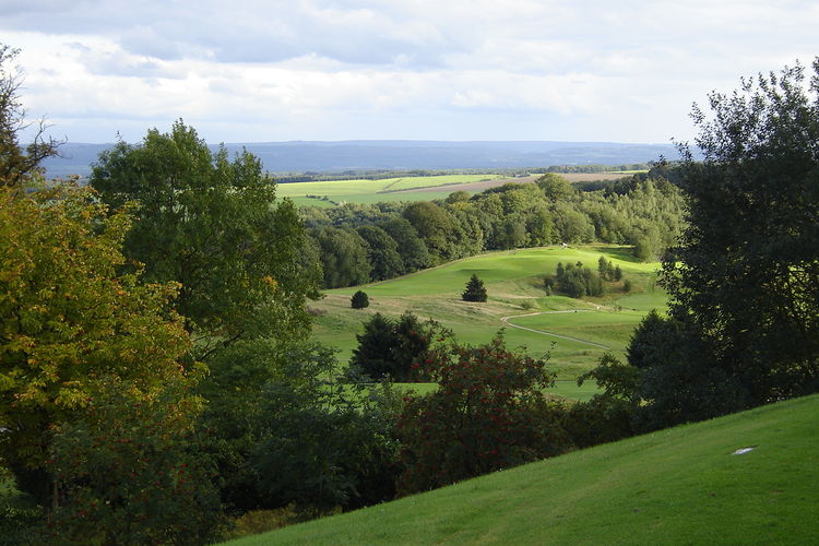 Five Nations Golfbaan Belgie Ardennen Hole 1.JPG