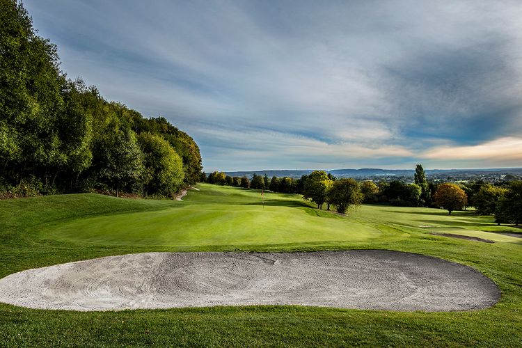 Henri Chapelle Golfbaan Bunker Green