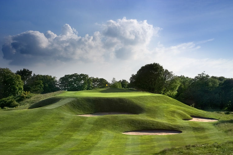 Kings Golf Schotland Perthshire Verhoogde Green