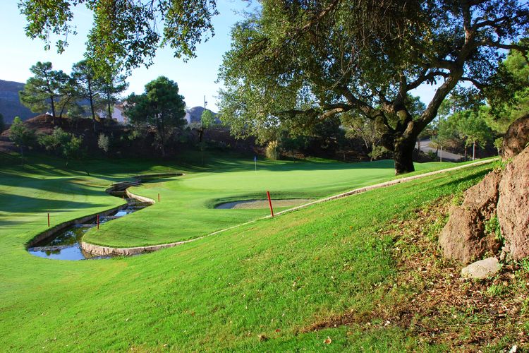 Marbella Club Golf Spanje Costa Del Sol Green Hole9