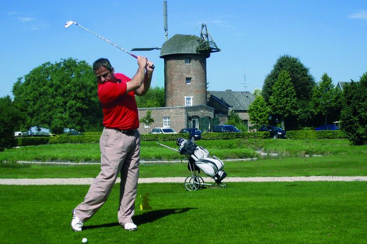 Muehlenhof Golfbaan Duitsland Munsterland Golfer