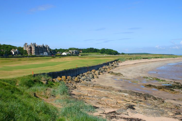 North Berwick Golf Schotland Edinburgh Strand.JPG