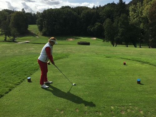 Golf De Nantes  Frankrijk  Bretagne   Swing