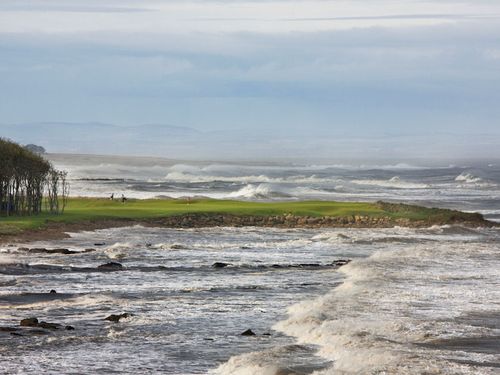 Kingsbarns 15th Rough Sea