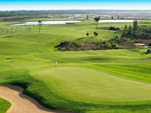 El Rompido North Golf Spanje Costa De La Luz Noord Bunker Green