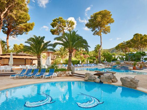 Eurotel Punta Rotja Mallorca Zwembaden Ligbedden