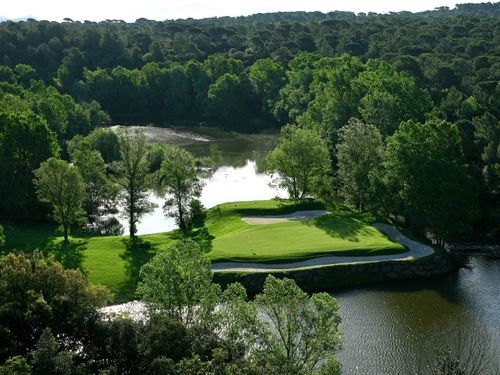 Frankrijk Cotedazur Domainedestendreolgolf Teeshot Hole13