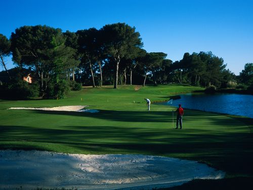 Frankrijk Cotedazur Golfbaan Esterel Golfers Green Putten