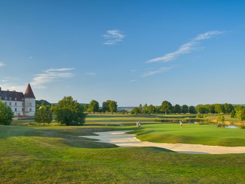 Golf Chateau De Chailly Frankrijk Bourgogne Hole 9