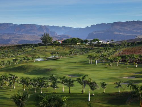 Golf Meloneras Golfbaan Grancanaria Uitzicht Baan