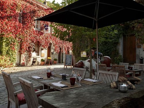 Hotel Victoria Belgie Ardennen Terras 2