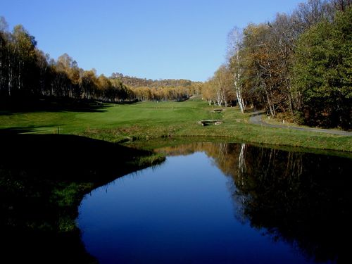 Iles Boromees Golfbaan Italie Lagomaggiore Hole 11