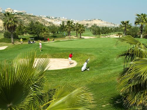 La Marquesa Golf Spanje Costa Blanca Bunker.JPG