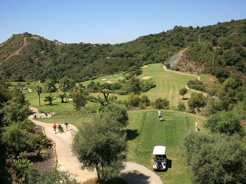 Los Arqueros Golf Spanje Costa Del Sol Teebox Hole12