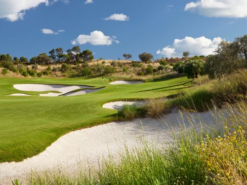 Monte Rei Golf Portugal Algarve Hole 6 Bunker.JPG
