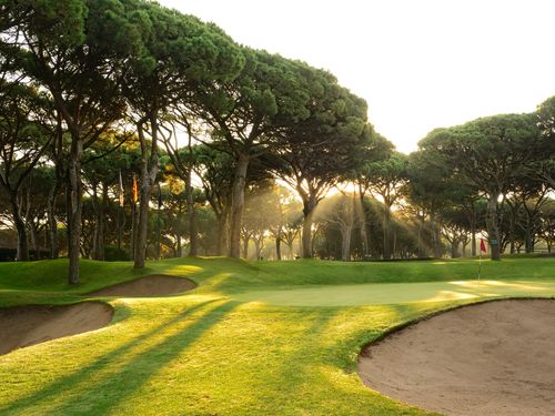 Platja De Pals Golf Spanje Costa Brava Hole 9 Green