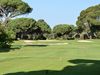 Frankrijk Cotedazur Golfbaan Golfdevalescure Teeshot Pijnbomen Bunkers Green