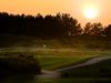Frankrijk Noordfrankrijk Golfbaan Wimereux Green Hole1 Zonsondergang.tif