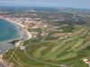 Frankrijk Noordfrankrijk Golfbaan Wimereux Luchtfoto