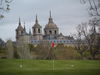 La Herreria Golf Spanje Madrid Vlag Kasteel.JPG